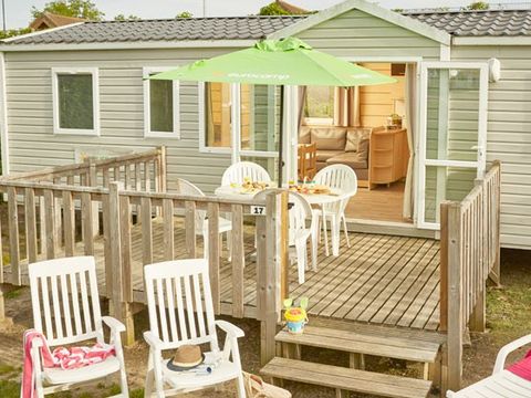 MOBILHOME 8 personnes - Classic | 3 Ch. | 6/8 Pers. | Terrasse