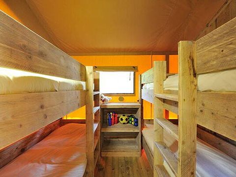 TENTE TOILE ET BOIS 6 personnes - Tente Safari Lodge | 2 Ch. | 6 Pers. | 1 SDB