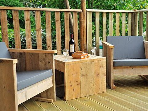 TENTE TOILE ET BOIS 6 personnes - Tente Safari Lodge | 2 Ch. | 6 Pers. | 1 SDB