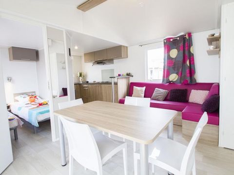 Mobilhome 6 personnes - M-Home - PREMIUM - 2 chambres - CLIM - TV - 31m²