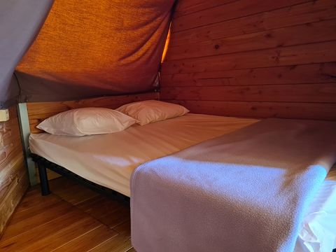 TENTE TOILE ET BOIS 2 personnes - Tipi - sans sanitaires