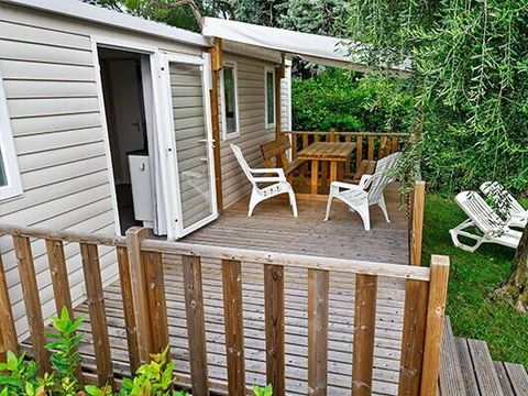 MOBILHOME 4 personnes - Comfort | 2 Ch. | 4 Pers. | Terrasse surélevée