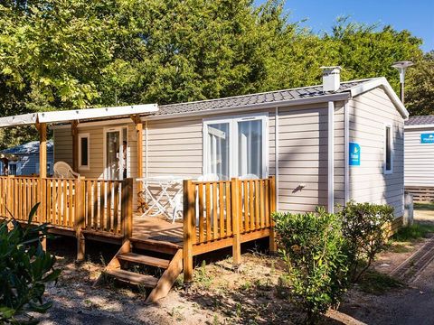 MOBILHOME 4 personnes - Comfort | 2 Ch. | 4 Pers. | Terrasse surélevée | Clim.
