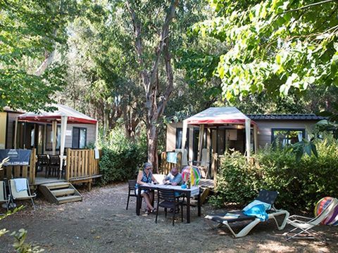 MOBILHOME 6 personnes - Comfort XL | 2 Ch. | 4/6 Pers. | Terrasse Couverte | Clim.
