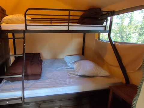 TENTE TOILE ET BOIS 5 personnes - Lodge Kenya 34 (sans sanitaires)