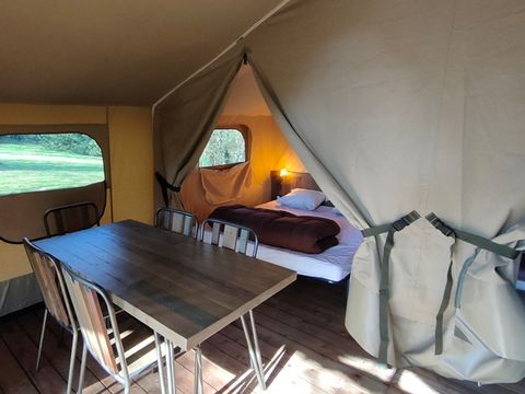 TENTE TOILE ET BOIS 5 personnes - Lodge Kenya 34 (sans sanitaires)