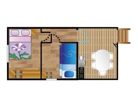 MOBILHOME 4 personnes - Mobile-home ALBISTA*** 4 personnes