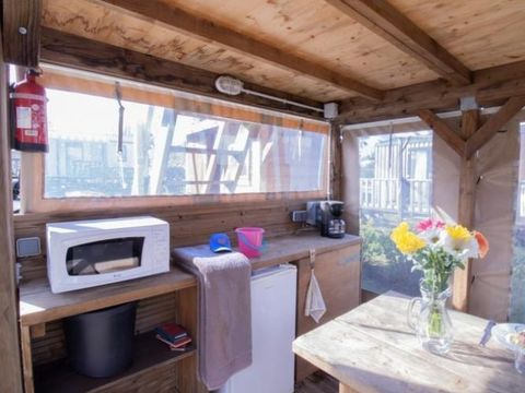 TENTE TOILE ET BOIS 2 personnes - Lodge LAINA 2 personnes