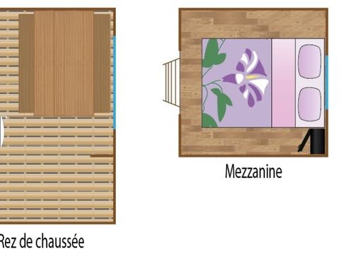TENTE TOILE ET BOIS 2 personnes - Lodge LAINA 2 personnes