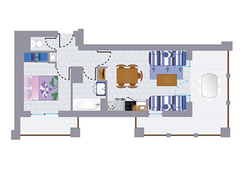 APPARTEMENT 5 personnes - Appartement ALIZE 2-5 personnes