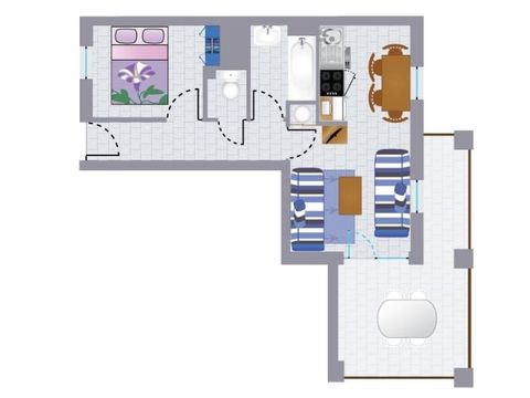 APPARTEMENT 4 personnes - Appartement FLORES 2-4 personnes