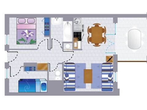 APPARTEMENT 6 personnes - Appartement OCEANE 4-6 personnes