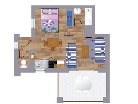 APPARTEMENT 3 personnes - Appartement BOUNTY 2-3 personnes