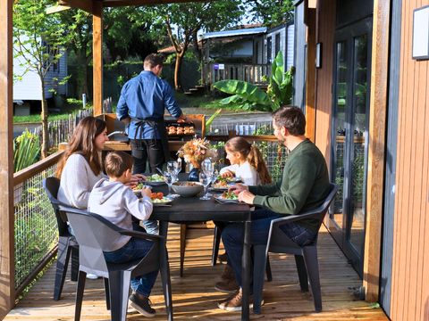 MOBILHOME 8 personnes - Mobile-Home LUXE LOKIZ avec spa 8 personnes