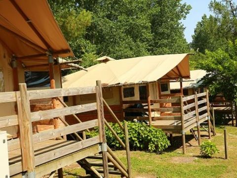 TENTE 4 personnes - Tente Lodge GLAMPING IGUELDO 4 personnes
