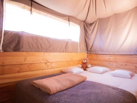 TENTE TOILE ET BOIS 4 personnes - Lodge IGUELDO 4 personnes