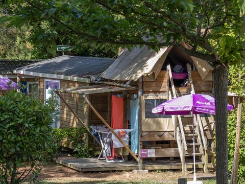 TENTE TOILE ET BOIS 2 personnes - Lodge LAINA 2 personnes