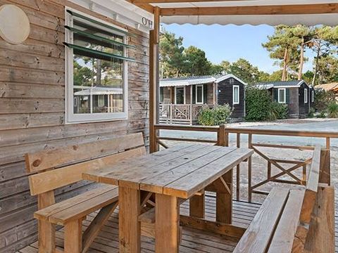 MOBILHOME 6 personnes - Classic | 3 Ch. | 6 Pers. | Terrasse surélevée