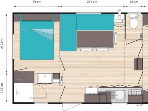 Mobilhome 6 personnes - FAMILY