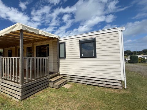 MOBILHOME 8 personnes - MOBILE HOME NIRVANA QUATTRO 4 chambres 40m² avec terrasse semi couverte