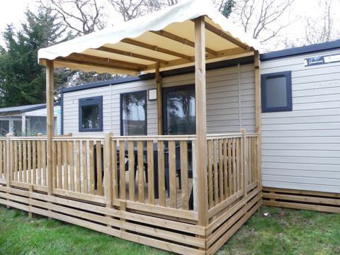 Mobilhome 4 personnes - SAVANAH 30M² avec terrasse semi couverte