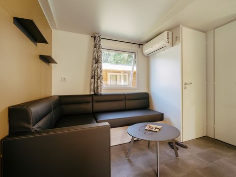 MOBILHOME 6 personnes - Premium Azure | 2 Ch. | 4/6 Pers. | Terrasse surélevée | Clim.