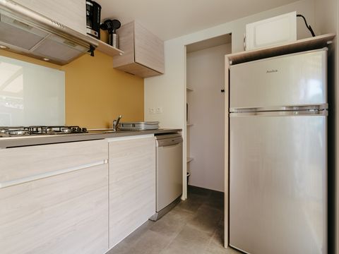 MOBILHOME 6 personnes - Premium Azure | 2 Ch. | 4/6 Pers. | Terrasse surélevée | Clim.