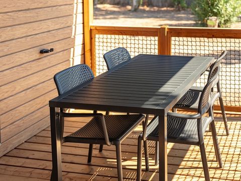 MOBILHOME 6 personnes - Premium | 3 Ch. | 6 Pers. | Terrasse surélevée | Clim.