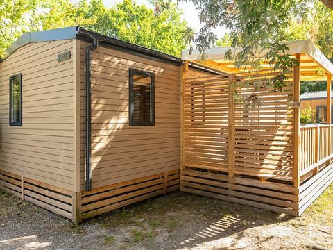 MOBILHOME 6 personnes - Premium | 3 Ch. | 6 Pers. | Terrasse surélevée | Clim.