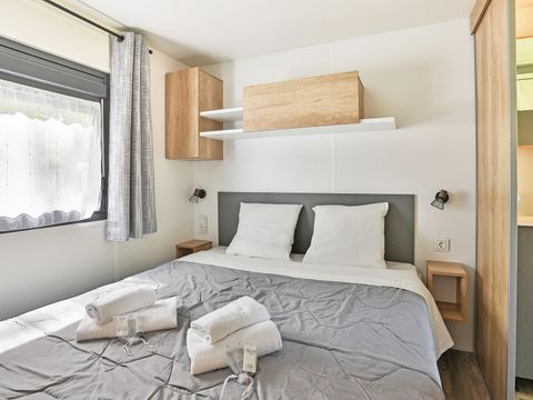 MOBILHOME 6 personnes - Premium Azure | 3 Ch. | 6 Pers. | Terrasse surélevée | Clim.