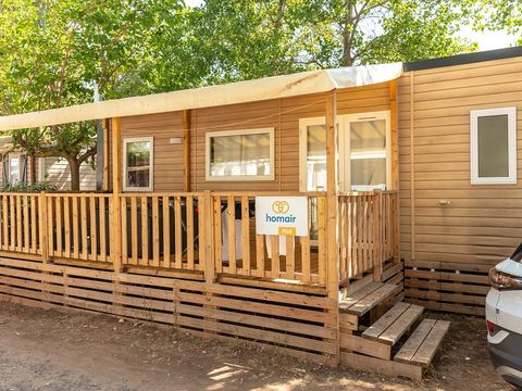 MOBILHOME 6 personnes - Premium Azure | 3 Ch. | 6 Pers. | Terrasse surélevée | Clim.