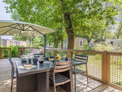 MOBILHOME 6 personnes - Comfort | 2 Ch. | 4/6 Pers. | Terrasse simple | Clim. | TV