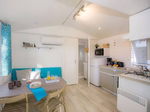 MOBILHOME 4 personnes - Comfort | 2 Ch. | 4 Pers. | Terrasse surélevée | TV