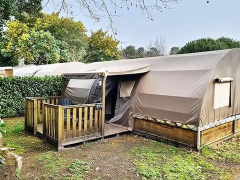 BUNGALOW TOILÉ 8 personnes - Explorer | 4 Ch. | 6/8 Pers. | Terrasse surélevée non couverte | Sans SDB