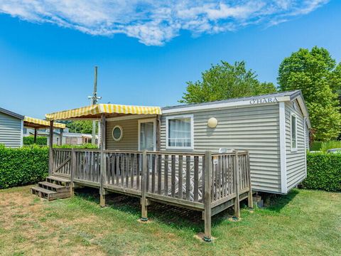 MOBILHOME 4 personnes - Mobil-home | Comfort | 2 Ch. | 4 Pers. | Terrasse couverte | 1 SDB | Clim. | TV