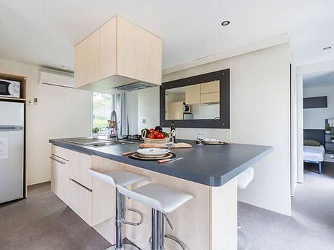 MOBILHOME 6 personnes - Mobil-home | Premium Exclusive | 3 Ch. | 6 Pers. | Terrasse Lounge | Clim. | TV