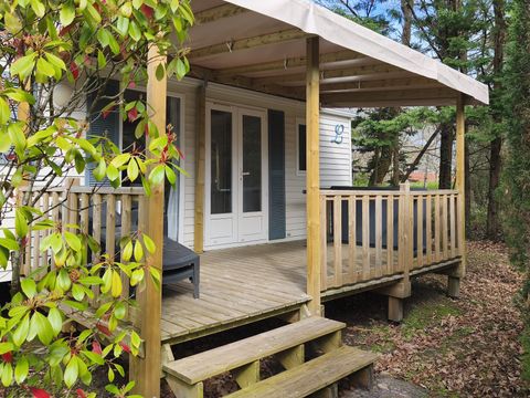 MOBILHOME 4 personnes - 30m² - 2 chambres - n° 33 Terrasse couverte du SAMEDI au SAMEDI