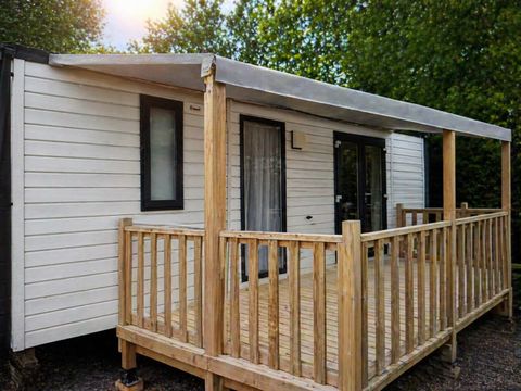 MOBILHOME 4 personnes - Mobilhome 31 m² 2 chambres n° 80 Terrasse couverte, climatisé, 2/4 Pers Samedi - Samedi