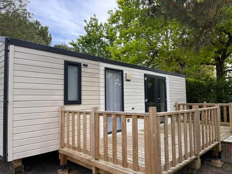 MOBILHOME 4 personnes - Mobilhome 31 m² 2 chambres n° 80 Terrasse couverte, climatisé, 2/4 Pers Samedi - Samedi