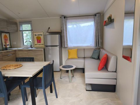 MOBILHOME 4 personnes - Mobilhome 31 m² 2 chambres n° 80 Terrasse couverte, climatisé, 2/4 Pers Samedi - Samedi
