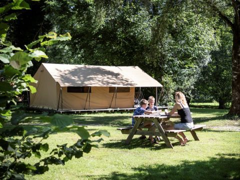 Tente en toile et en bois 4 personnes - Ponza - sans sanitaires