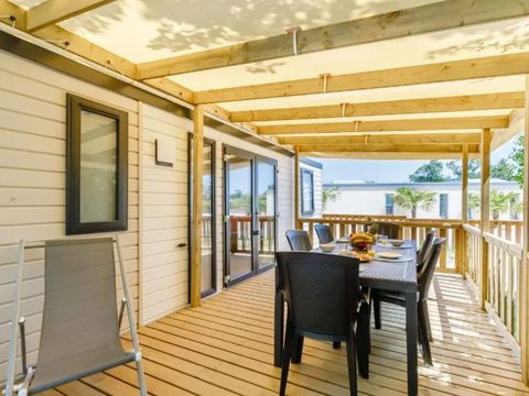 MOBILHOME 6 personnes - Prestige - 3 chambres - TV - LV