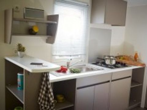 MOBILHOME 4 personnes - PROVENCE 2 chambres climatisées avec TV