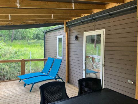 MOBILHOME 4 personnes -  PREMIUM MONTSEREIN Climatisé- 2 chambres+ lave-vaisselle + TV  (2 adultes max+2 enfants)