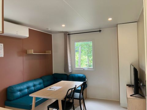 MOBILHOME 4 personnes -  PREMIUM MONTSEREIN Climatisé- 2 chambres+ lave-vaisselle + TV  (2 adultes max+2 enfants)