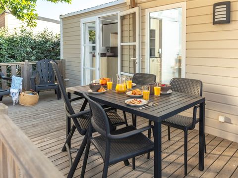 MOBILHOME 5 personnes - Mobil-home | Premium Azure | 2 Ch. | 5 Pers. | Terrasse Lounge | Clim.