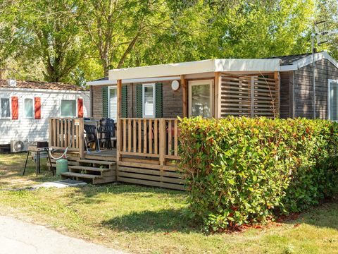 MOBILHOME 6 personnes - Mobil-home | Comfort | 3 Ch. | 6 Pers. | Terrasse surélevée | Clim.