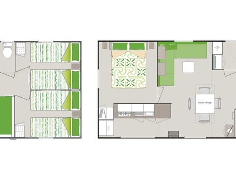 MOBILHOME 8 personnes - TEXAS STANDARD