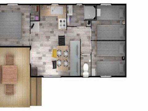 MOBILHOME 12 personnes - Prestige 10/12 Places
