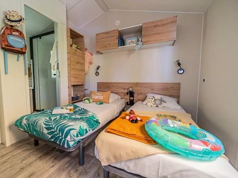 MOBILHOME 4 personnes - Duo Premium - Jacuzzi + Climatisé + TV